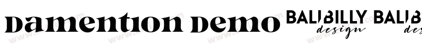 Damention Demo字体转换